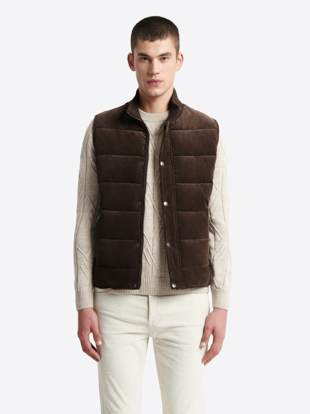 Gilet sans manche en velours - DEVRED 1902