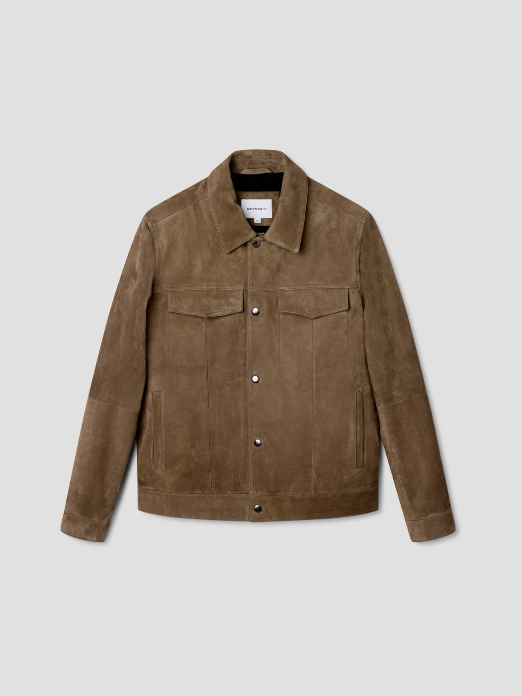 Blouson en cuir col chemise - DEVRED 1902