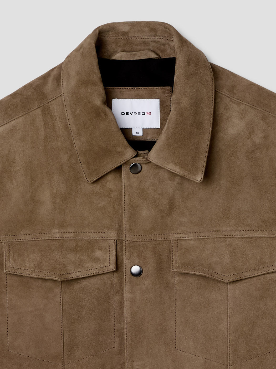 Blouson en cuir col chemise - DEVRED 1902