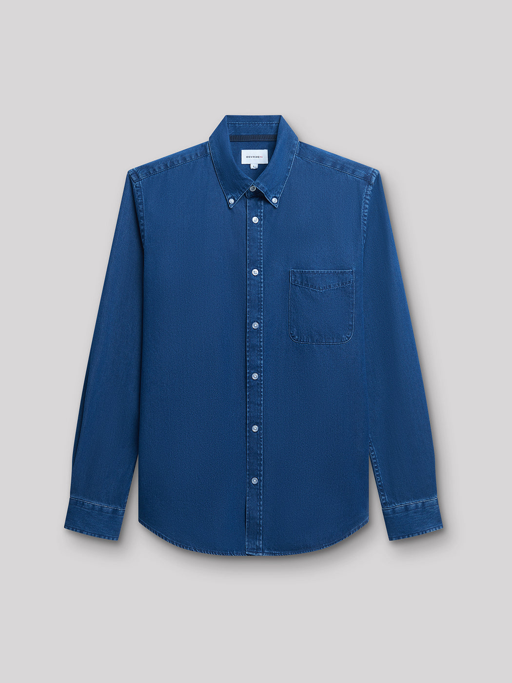 Chemise slim en denim unie - DEVRED 1902