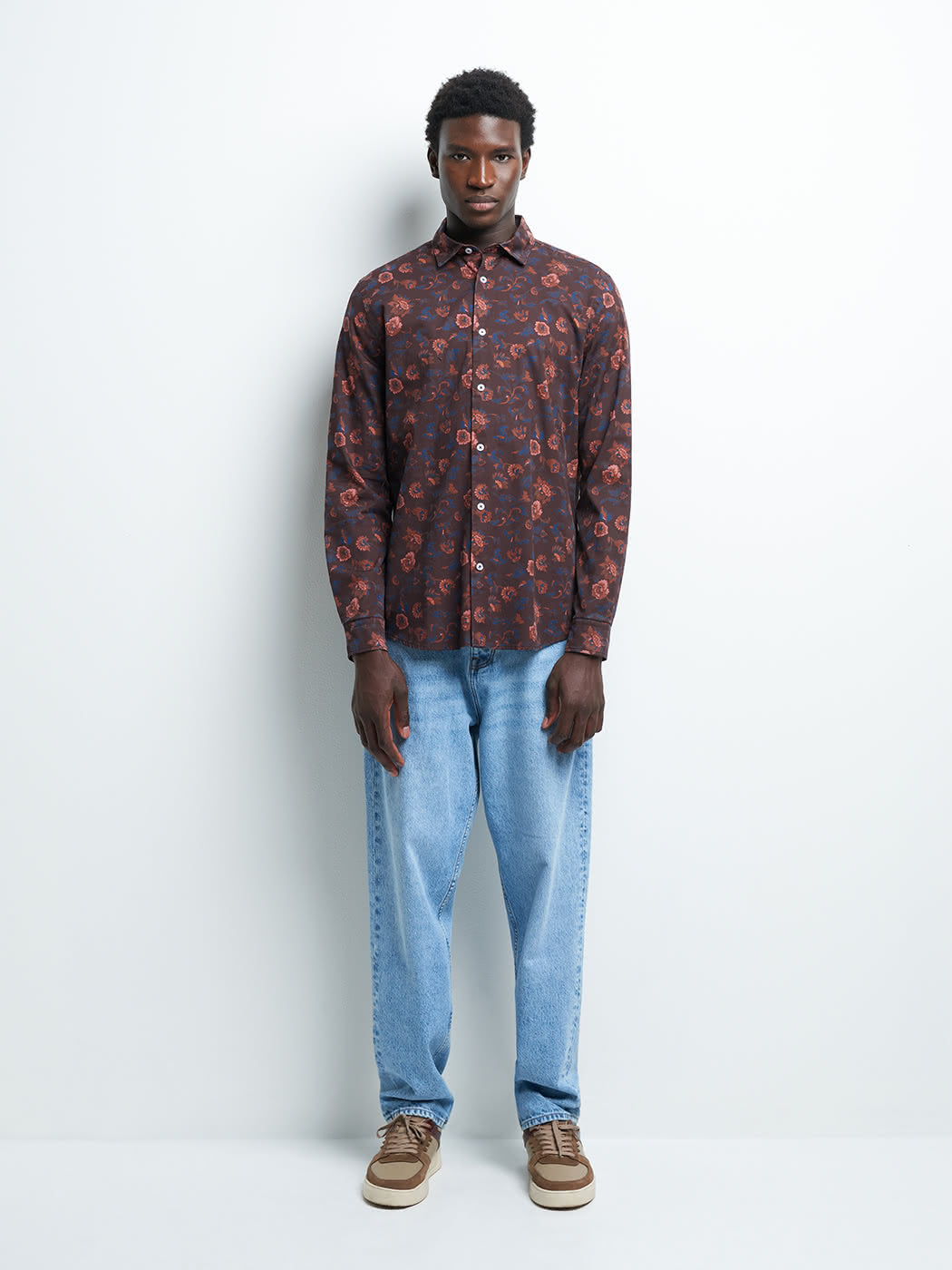 Chemise slim fleurie - DEVRED 1902