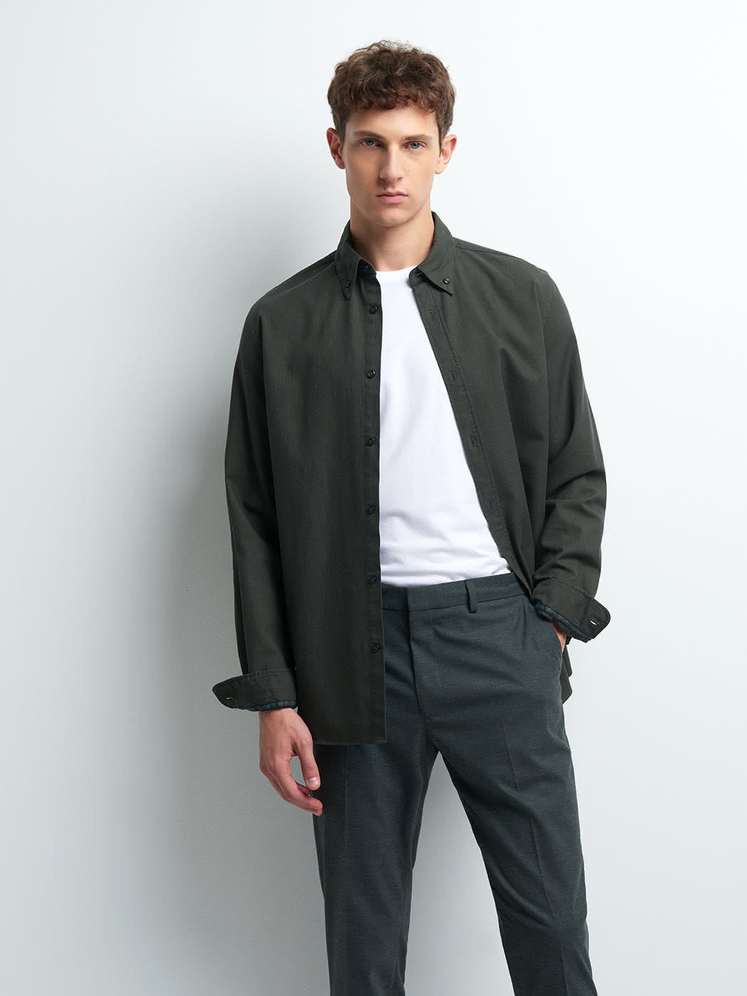 Chemise slim unie - DEVRED 1902