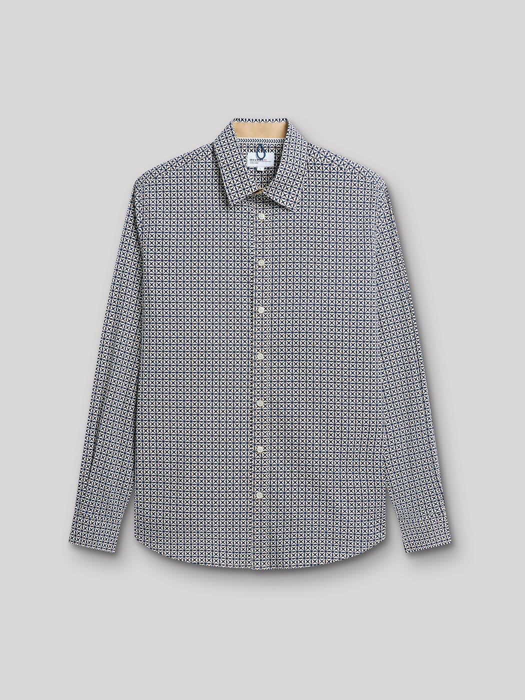 Chemise extra-slim stretch géométrique - DEVRED 1902