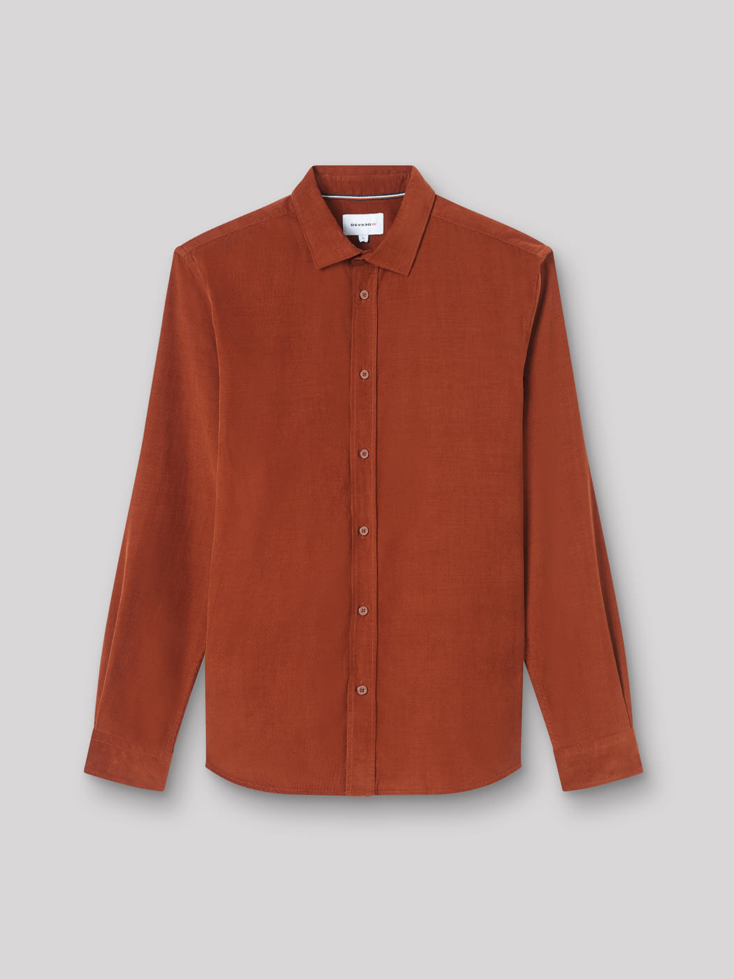Chemise slim en velours unie - DEVRED 1902
