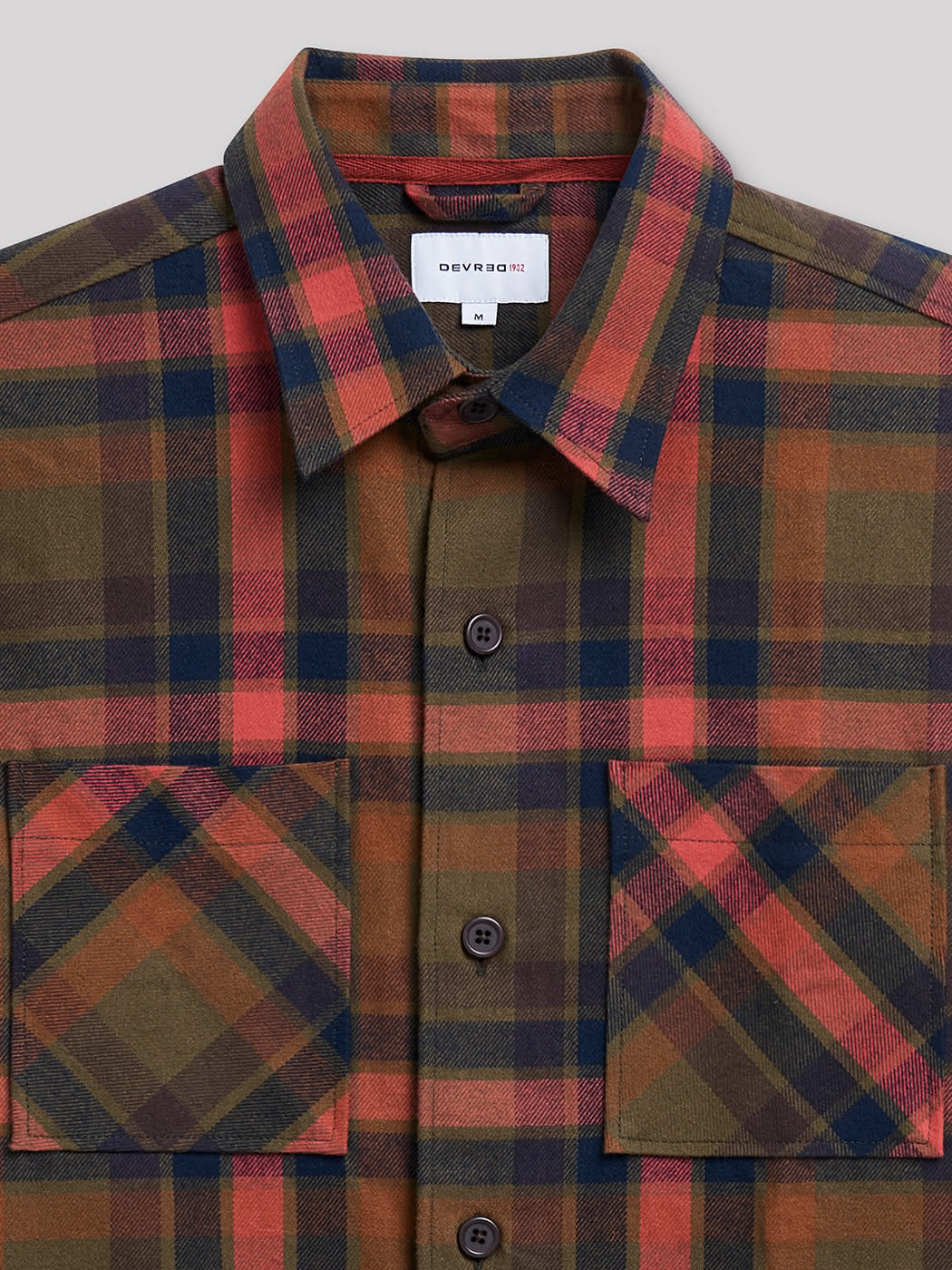 Chemise regular à carreaux - DEVRED 1902