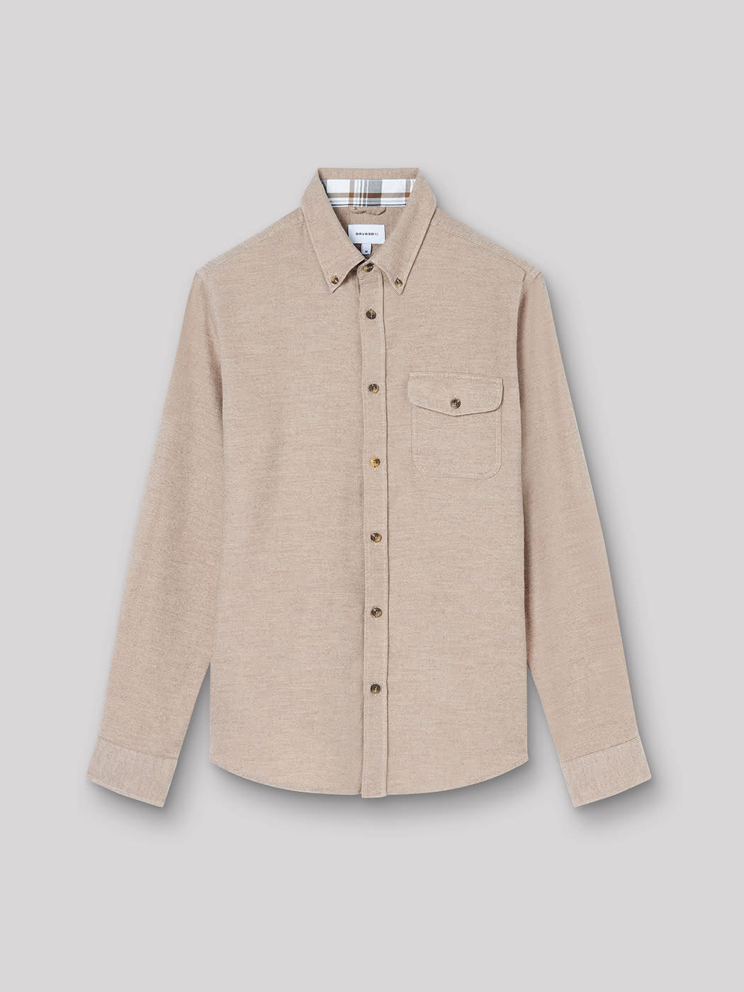 Chemise slim faux uni - DEVRED 1902