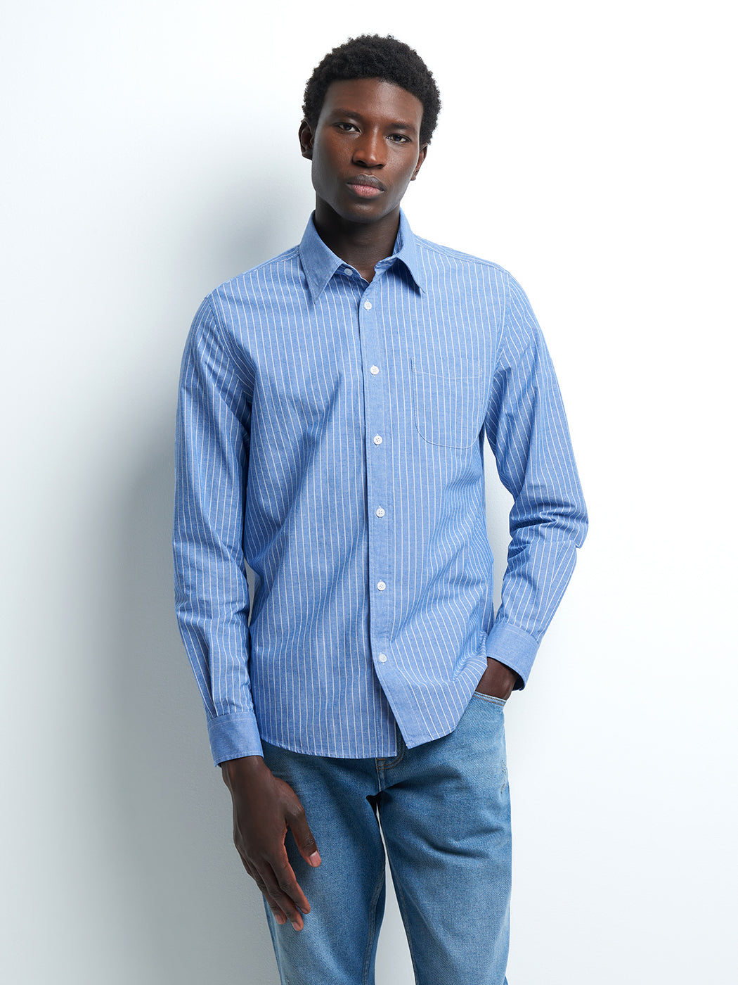 Chemise slim rayée - DEVRED 1902