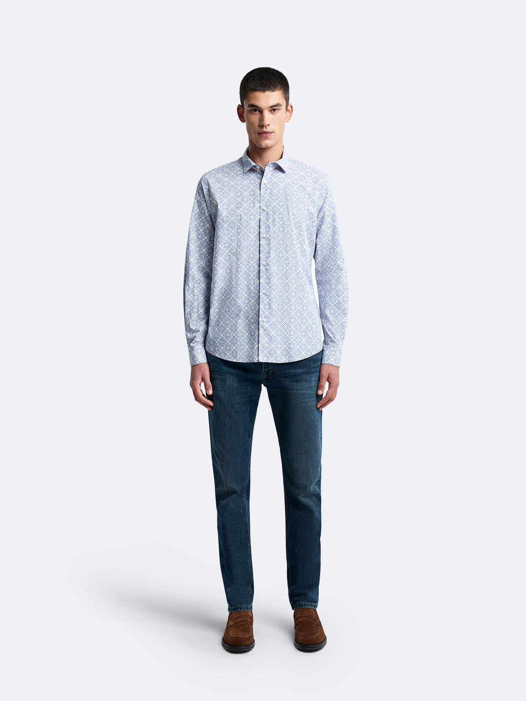Chemise slim géométrique - DEVRED 1902