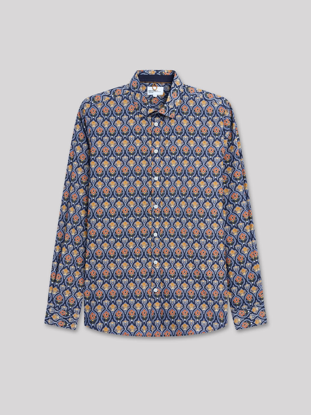 Chemise extra-slim stretch fleurie - DEVRED 1902