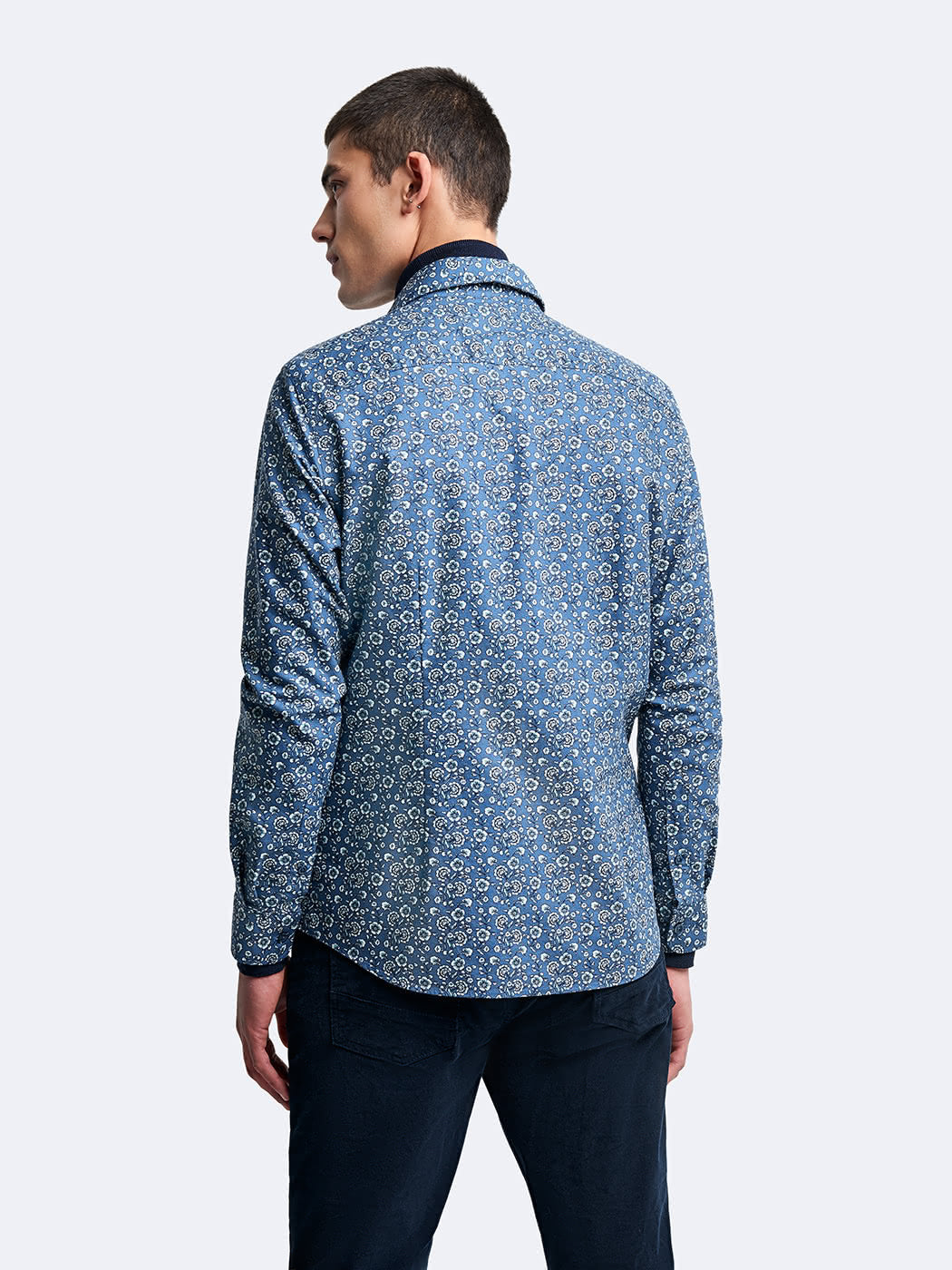 Chemise slim fleurie - DEVRED 1902