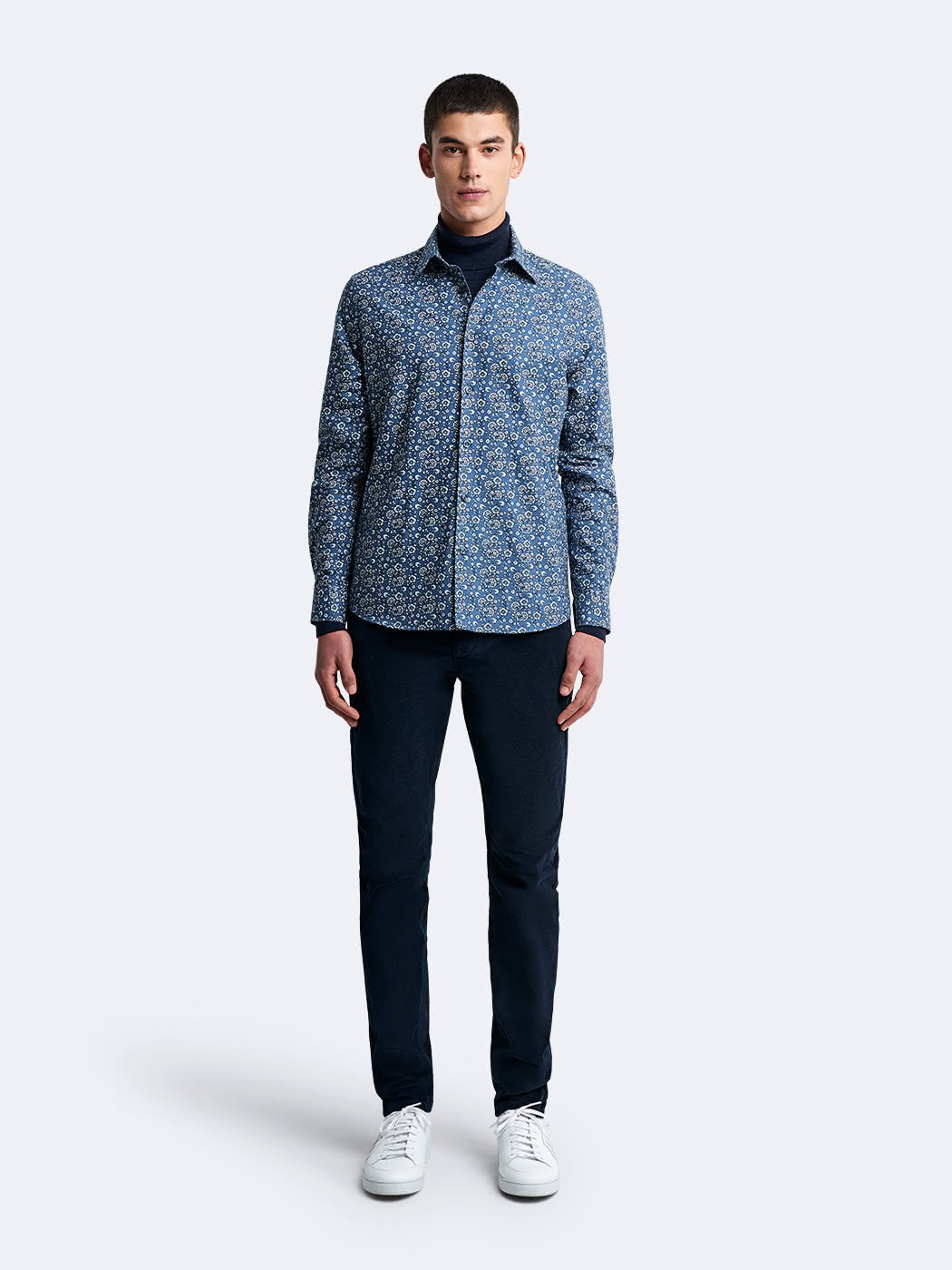 Chemise slim fleurie - DEVRED 1902