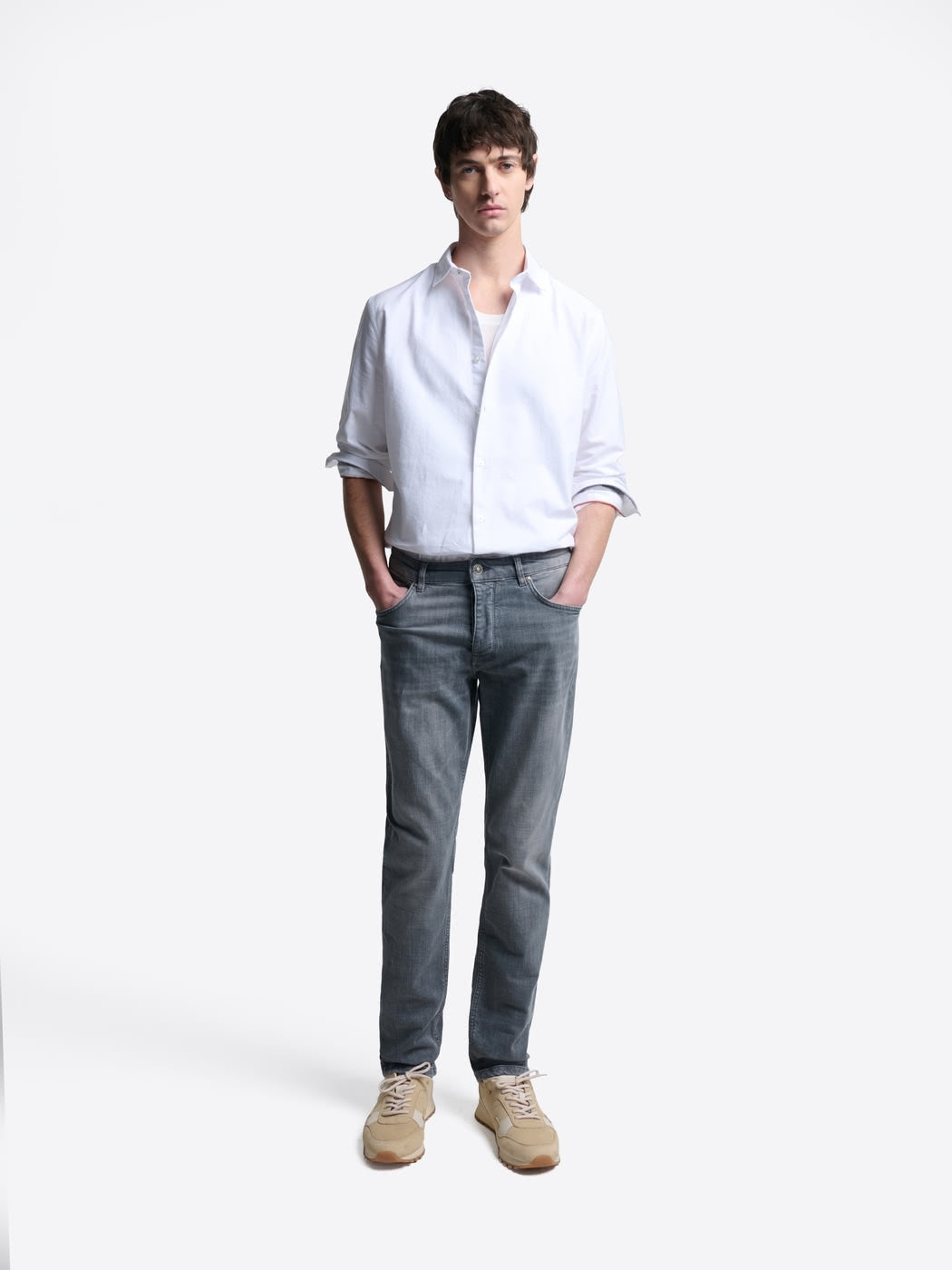 Chemise slim en coton bio unie - DEVRED 1902