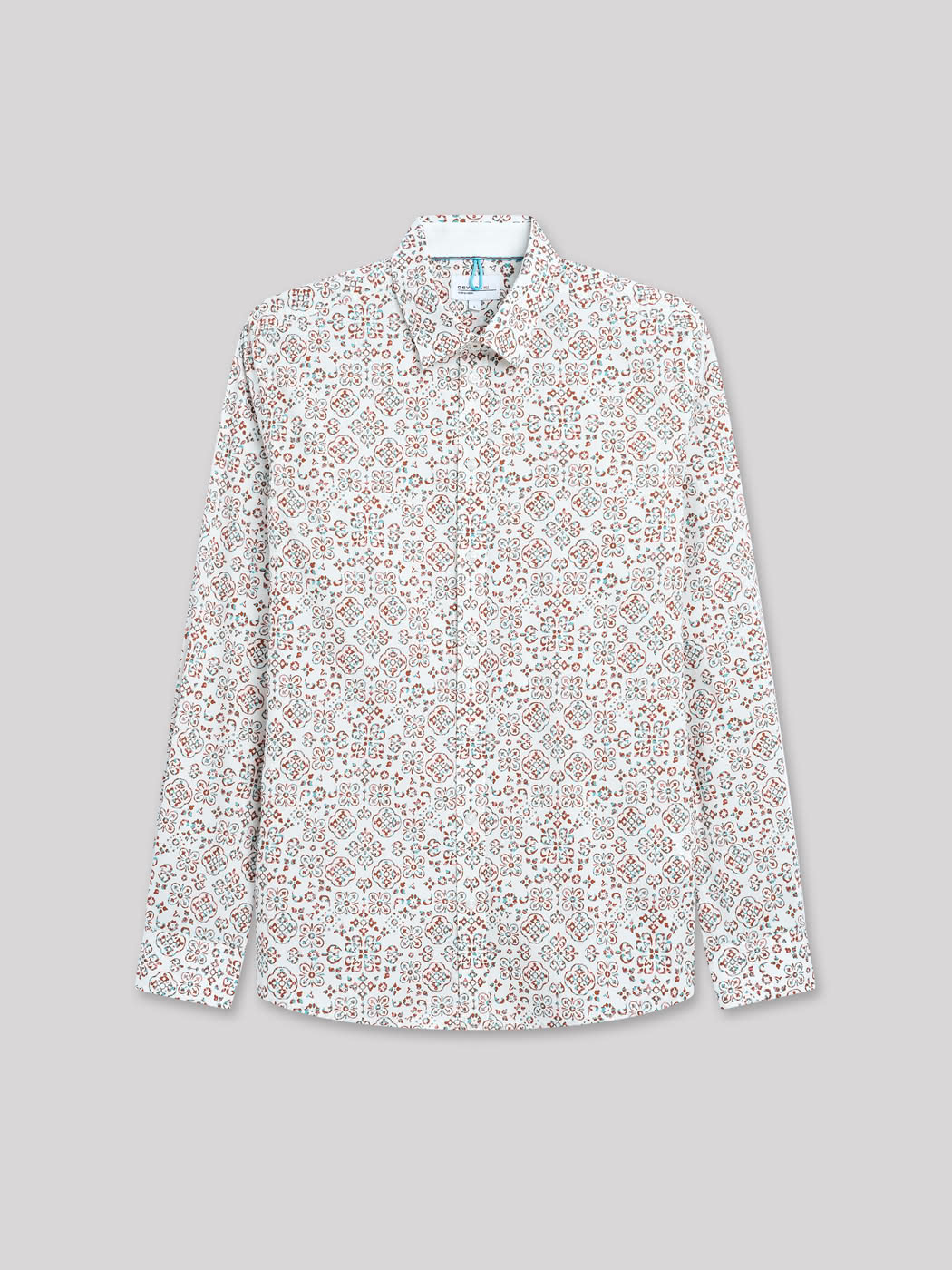 Chemise extra-slim stretch géométrique - DEVRED 1902