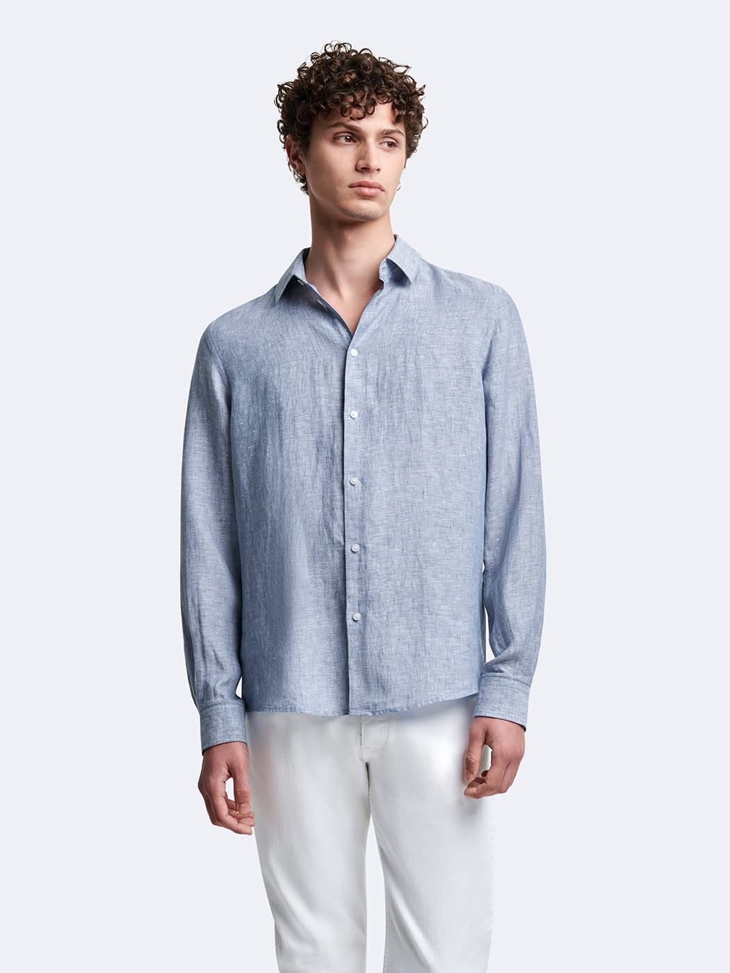 Chemise slim en lin - DEVRED 1902