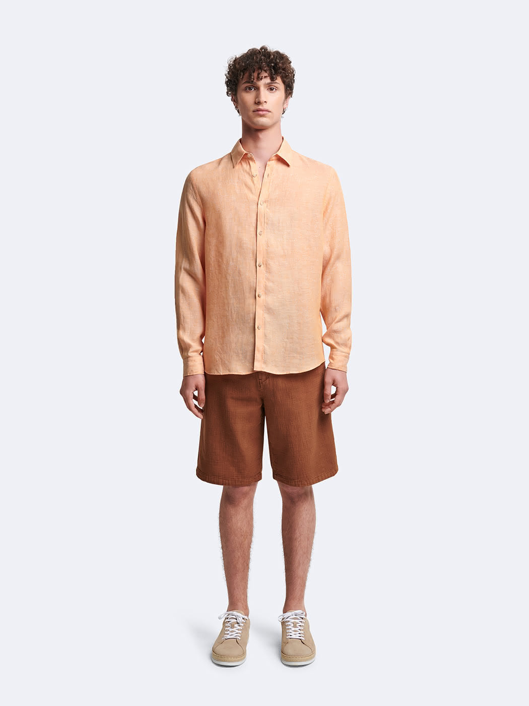 Chemise slim en lin - DEVRED 1902
