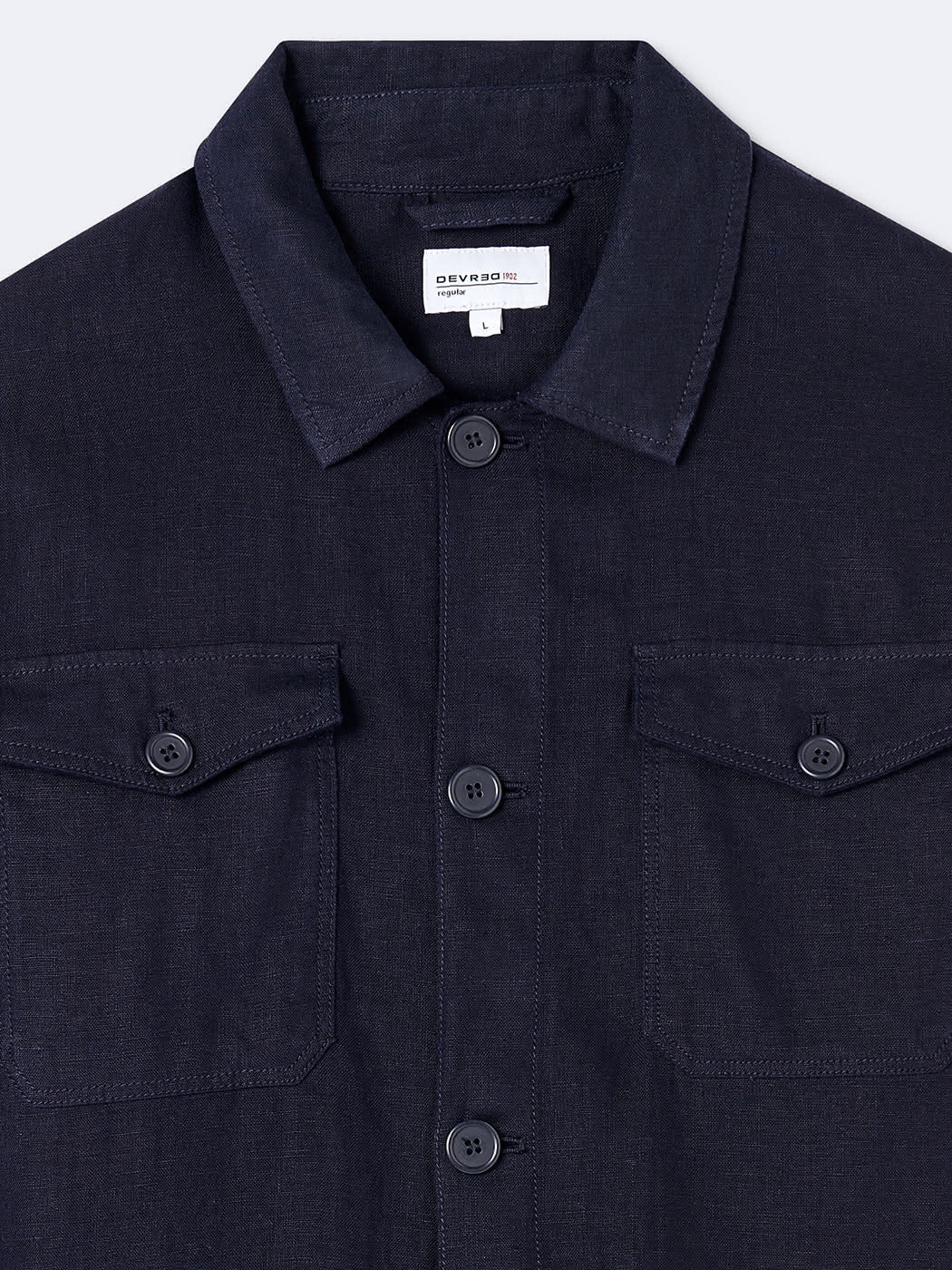 Chemise regular unie - DEVRED 1902