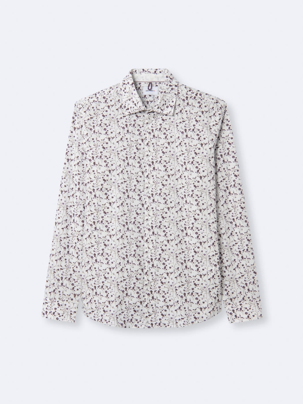 Chemise fleurie en popeline 100% coton - DEVRED 1902