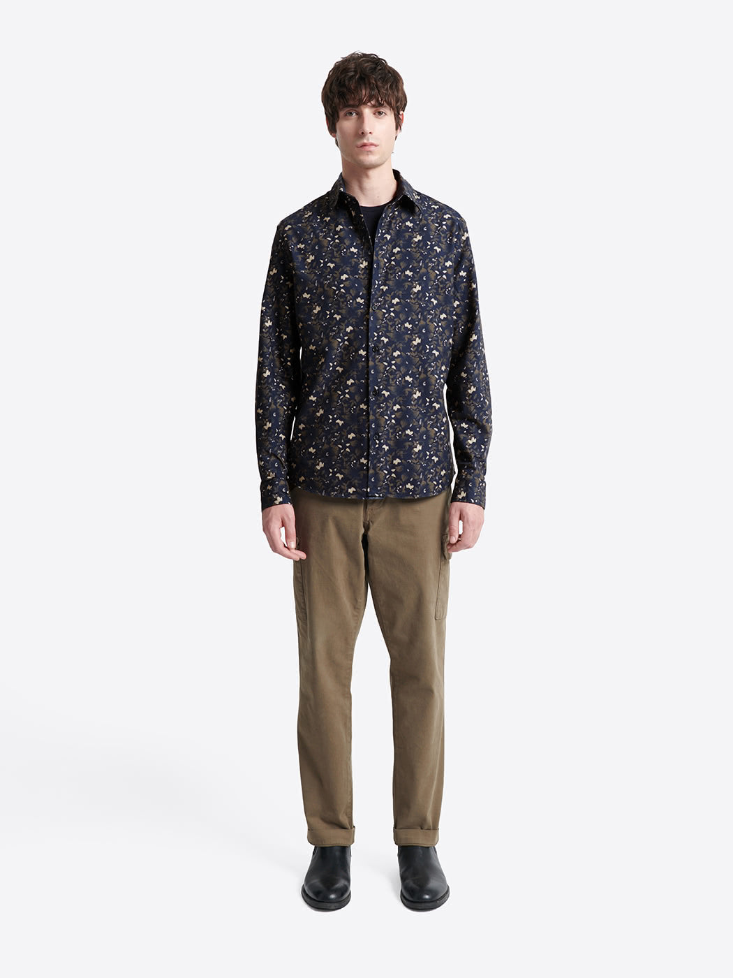 Chemise fleurie 100% coton bio - DEVRED 1902