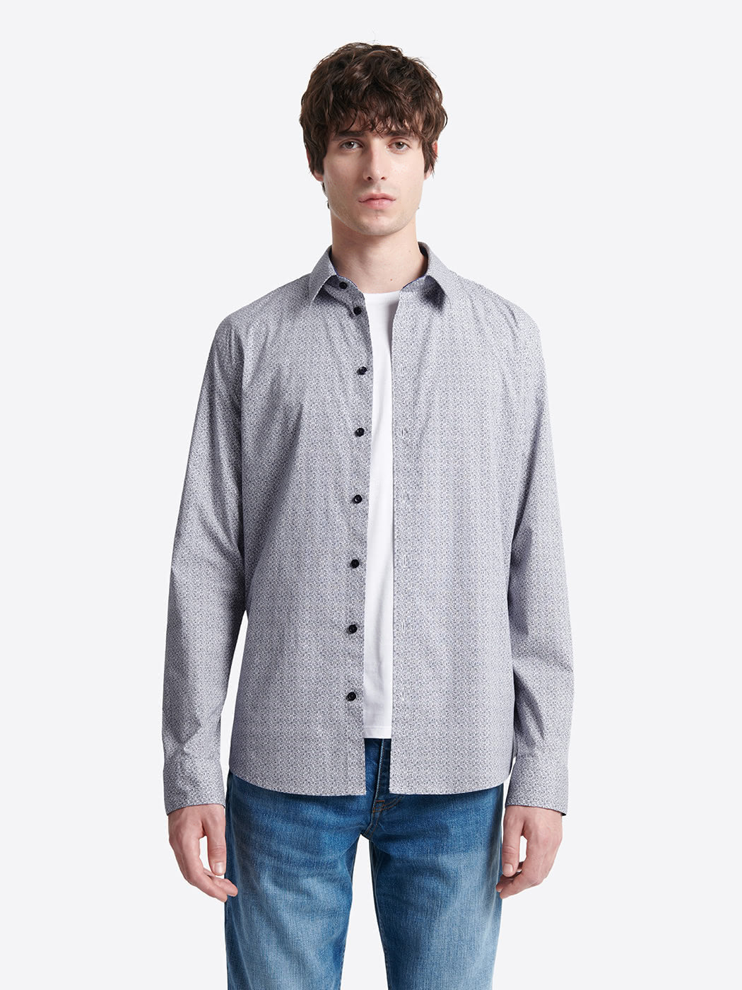Chemise stretch en coton fantaisie - DEVRED 1902