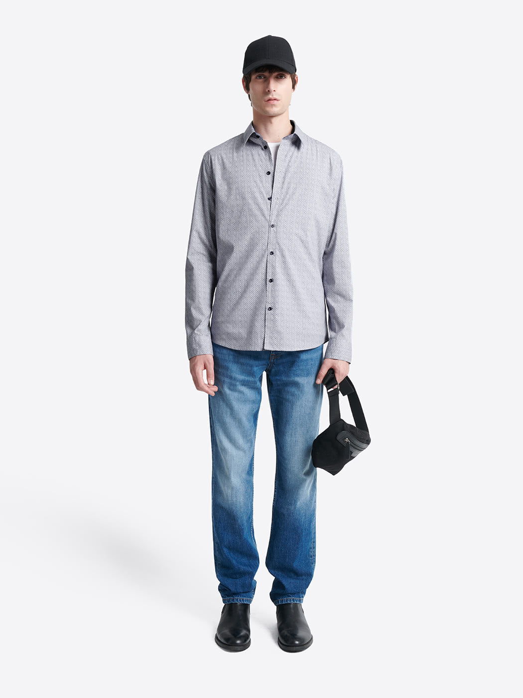 Chemise stretch en coton fantaisie - DEVRED 1902