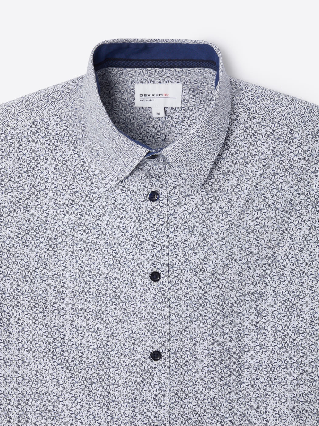 Chemise stretch en coton fantaisie - DEVRED 1902