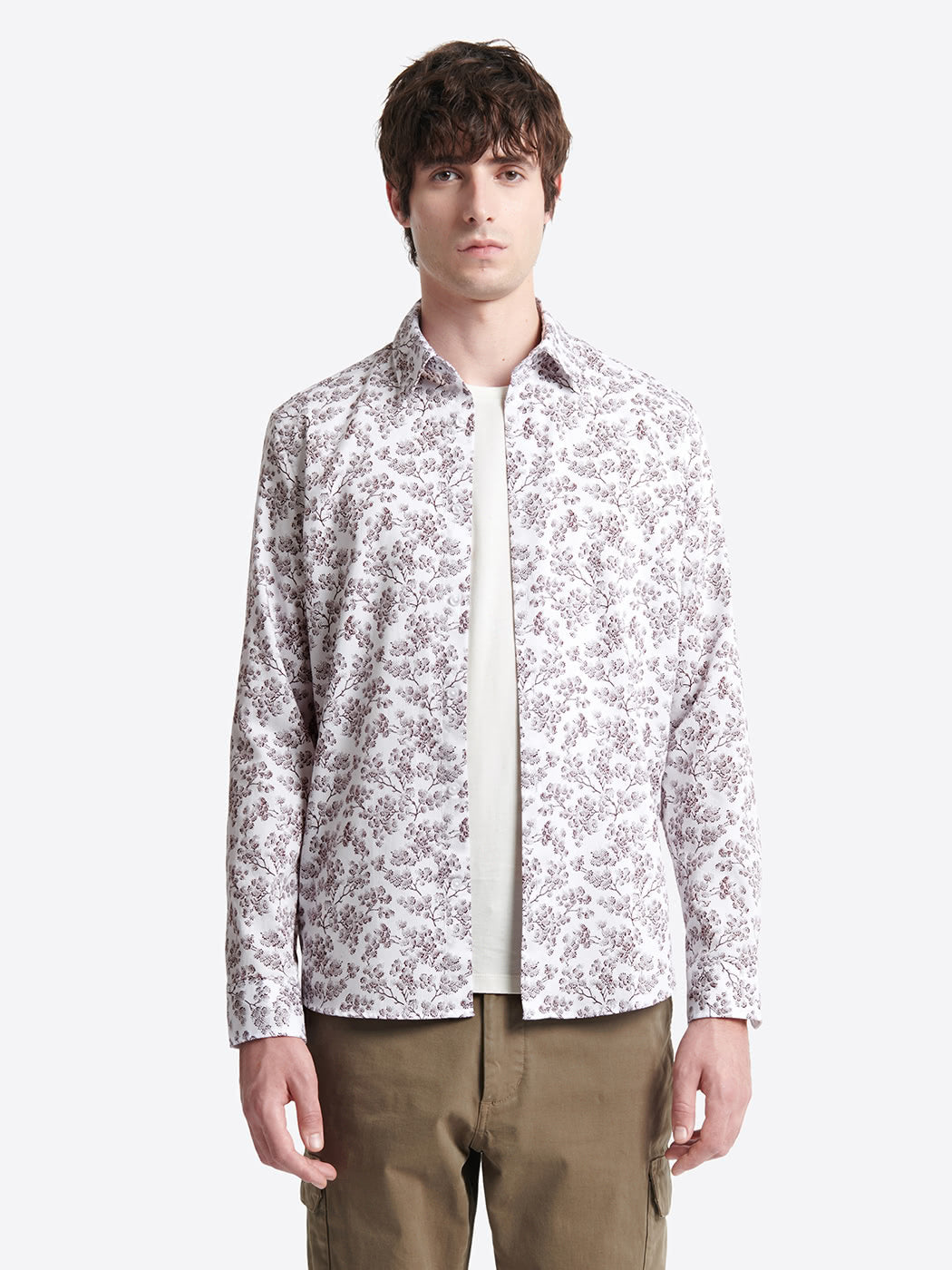 Chemise fleurie 100% coton - DEVRED 1902