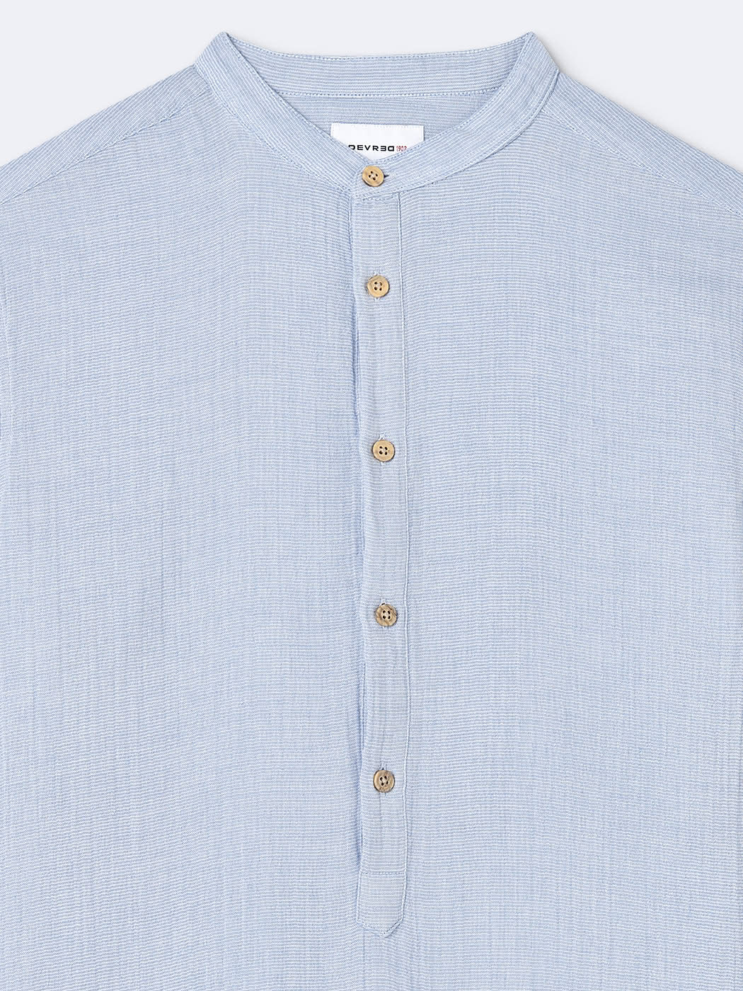 Chemise 100% coton rayée col officier - DEVRED 1902