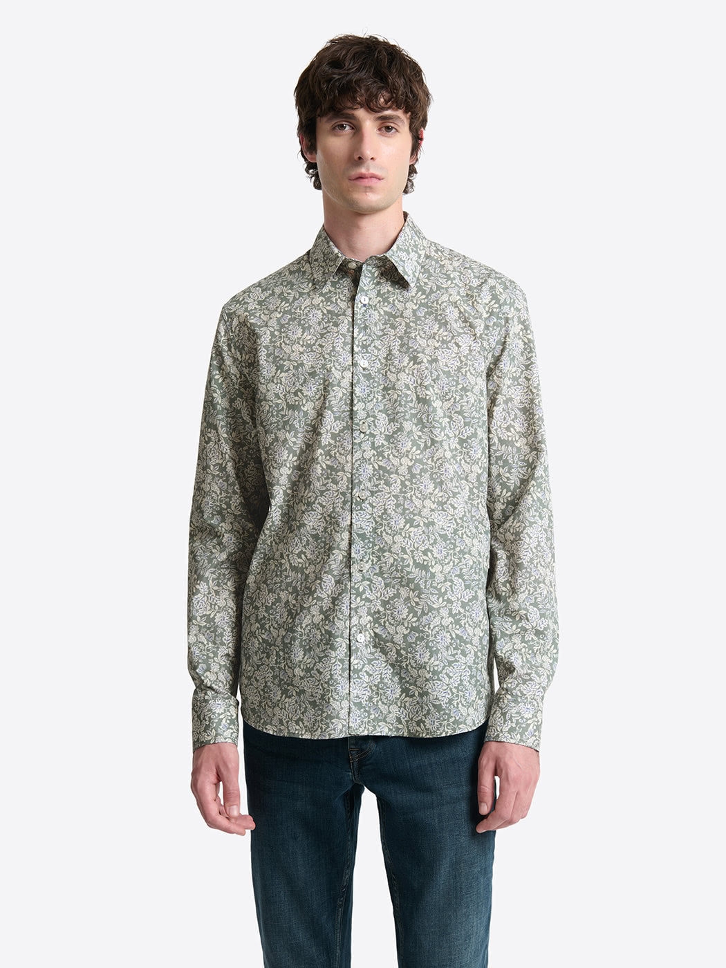Chemise fleurie en coton - DEVRED 1902