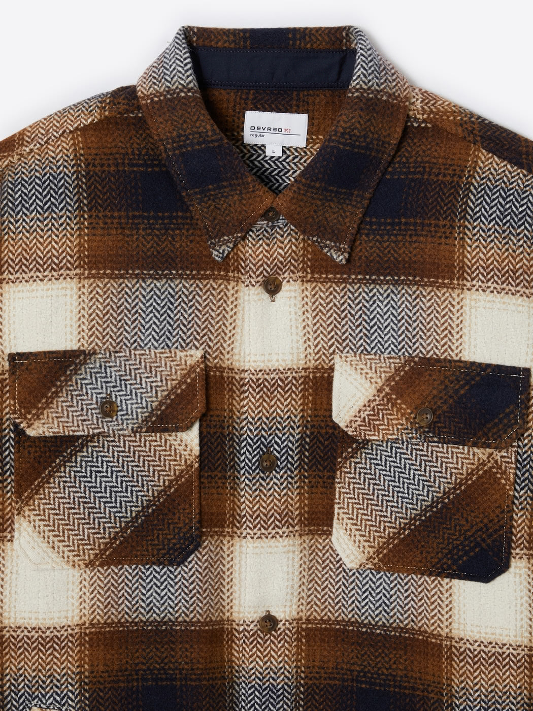 Chemise regular à carreaux - DEVRED 1902