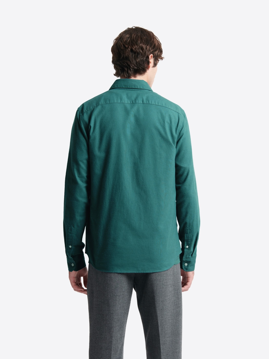 Chemise slim en coton esprit flanelle - DEVRED 1902