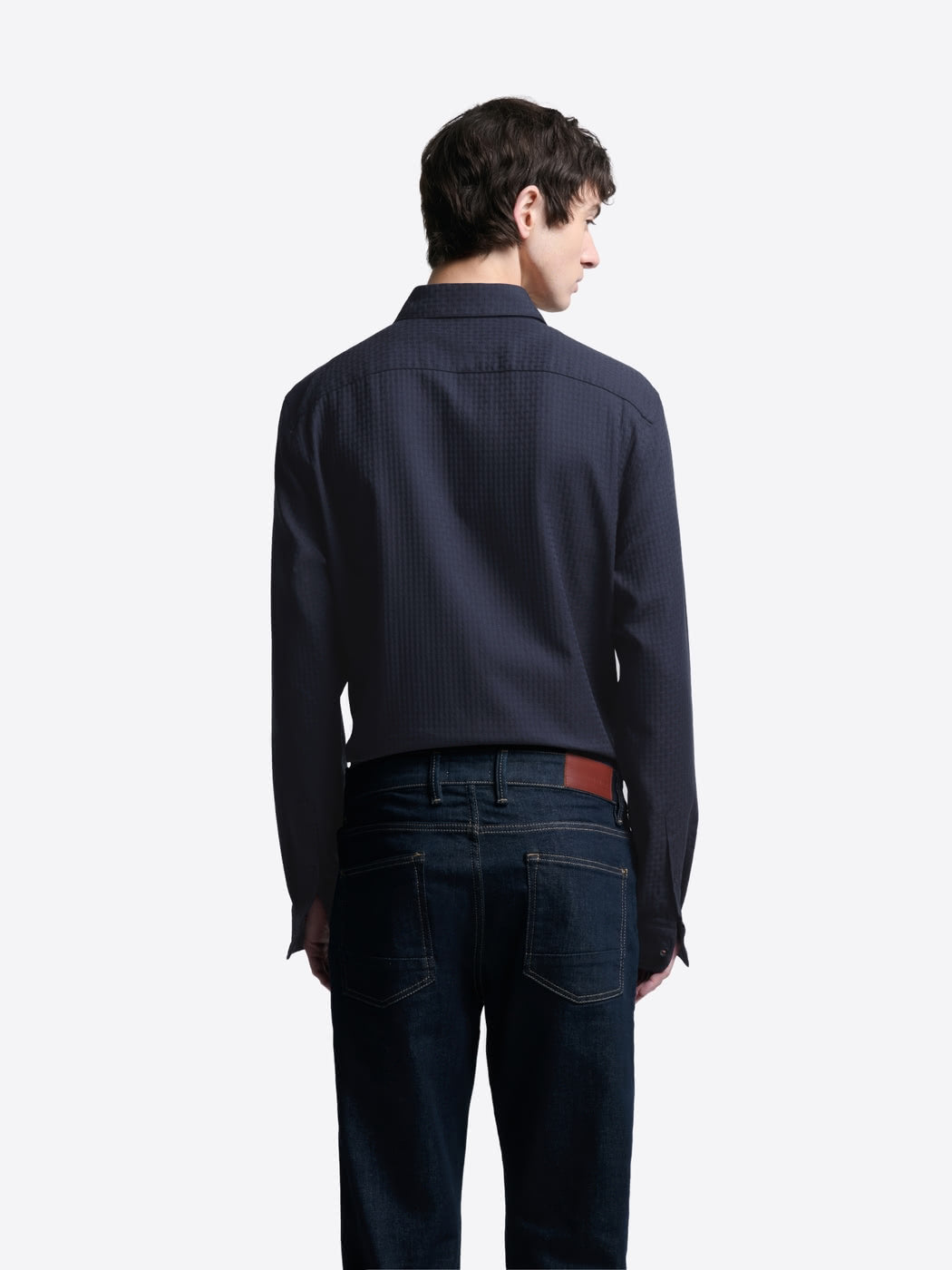 Chemise slim en seersucker - DEVRED 1902
