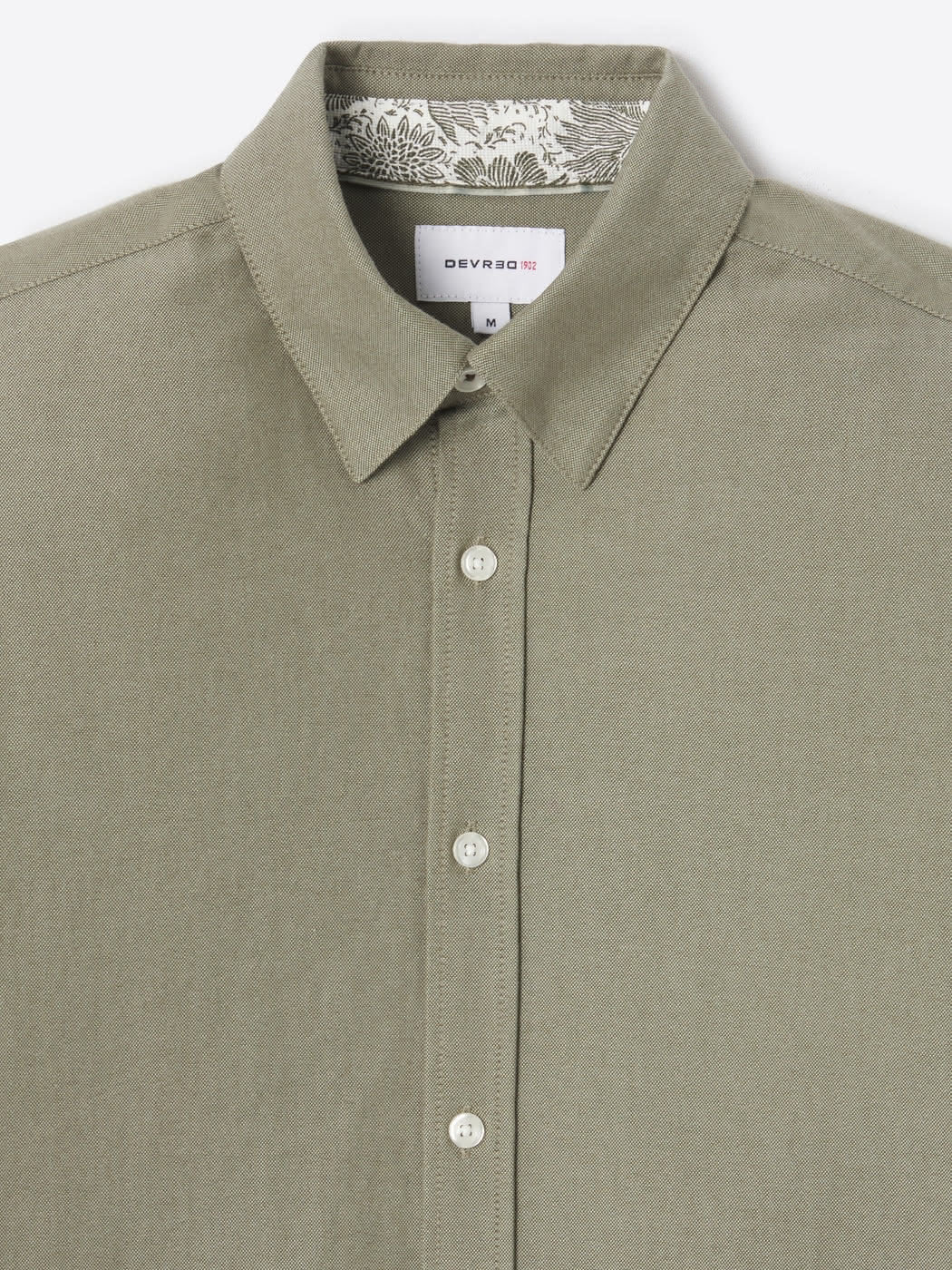 Chemise slim en coton bio unie - DEVRED 1902