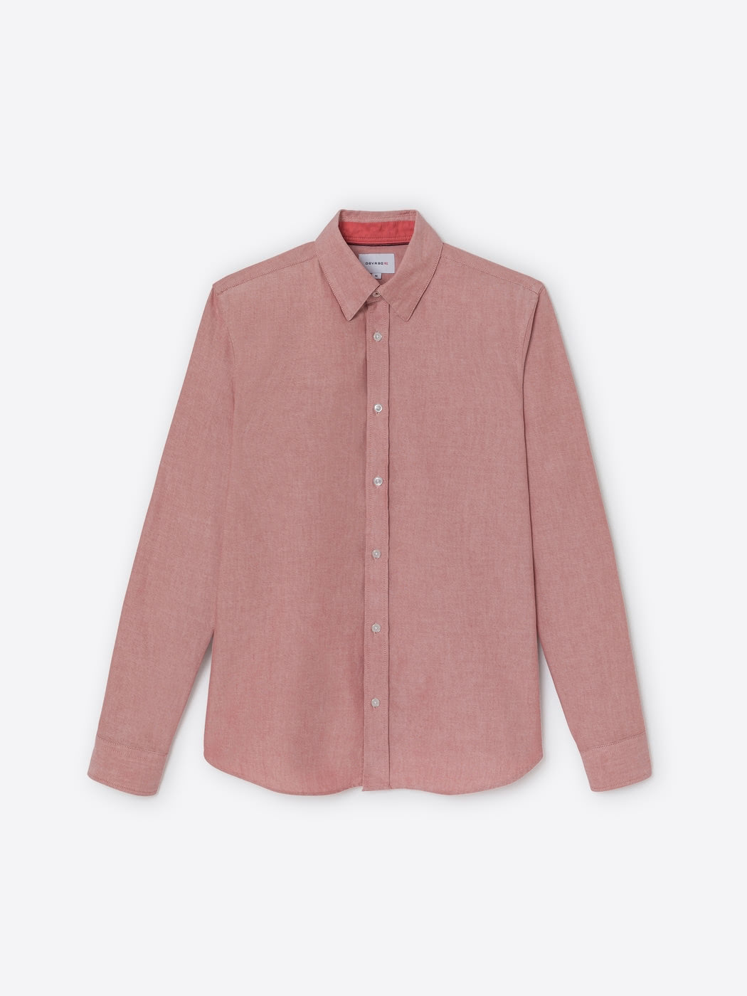 Chemise slim en coton bio unie - DEVRED 1902