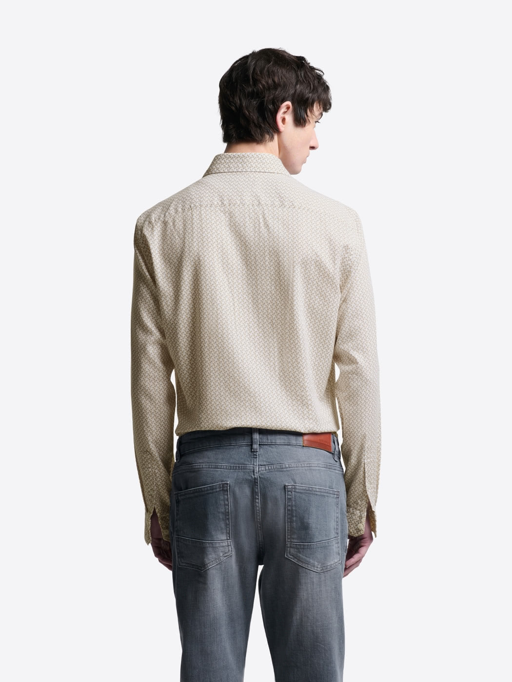 Chemise extraslim stretch à motif - DEVRED 1902