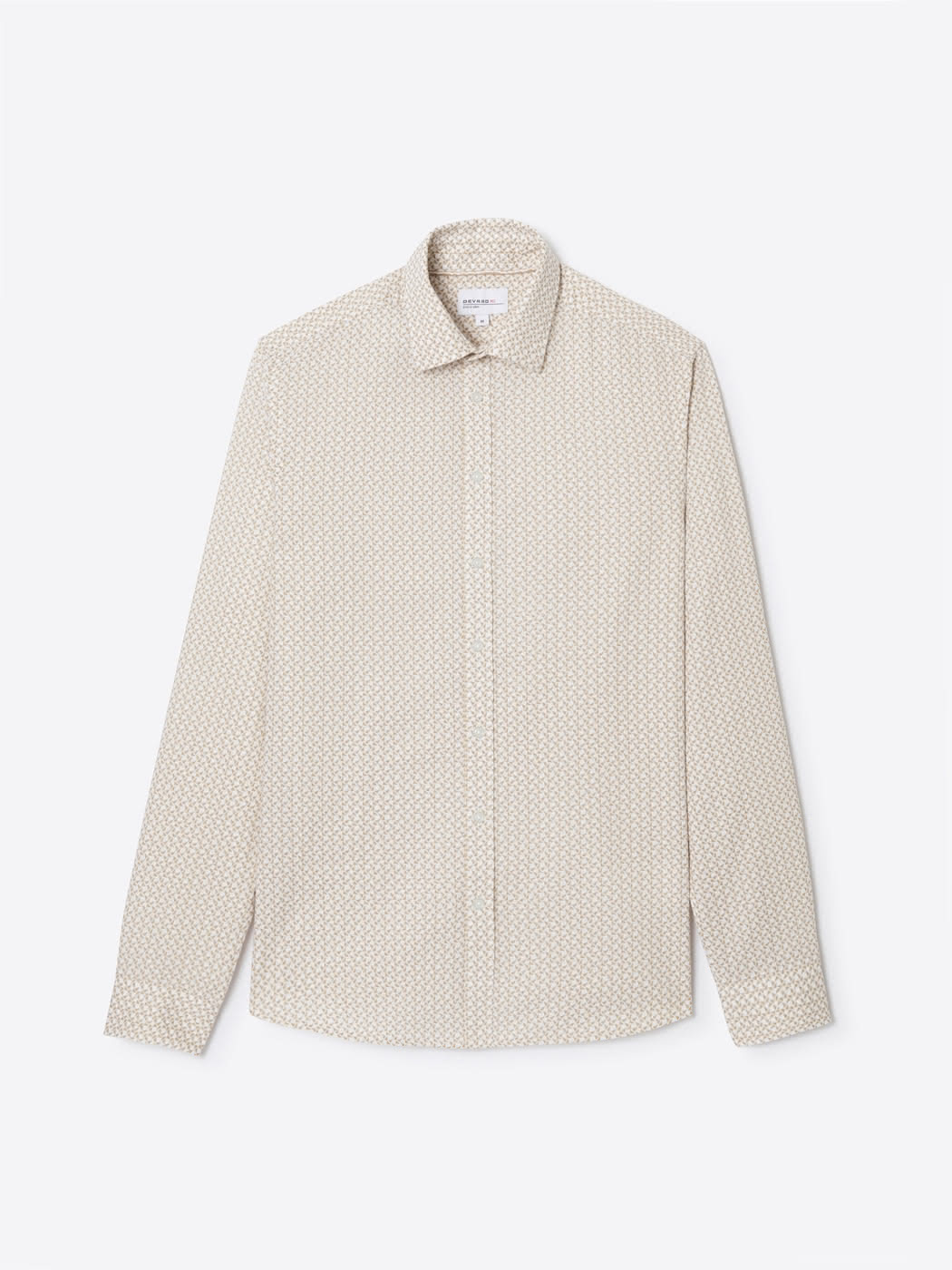 Chemise extraslim stretch à motif - DEVRED 1902