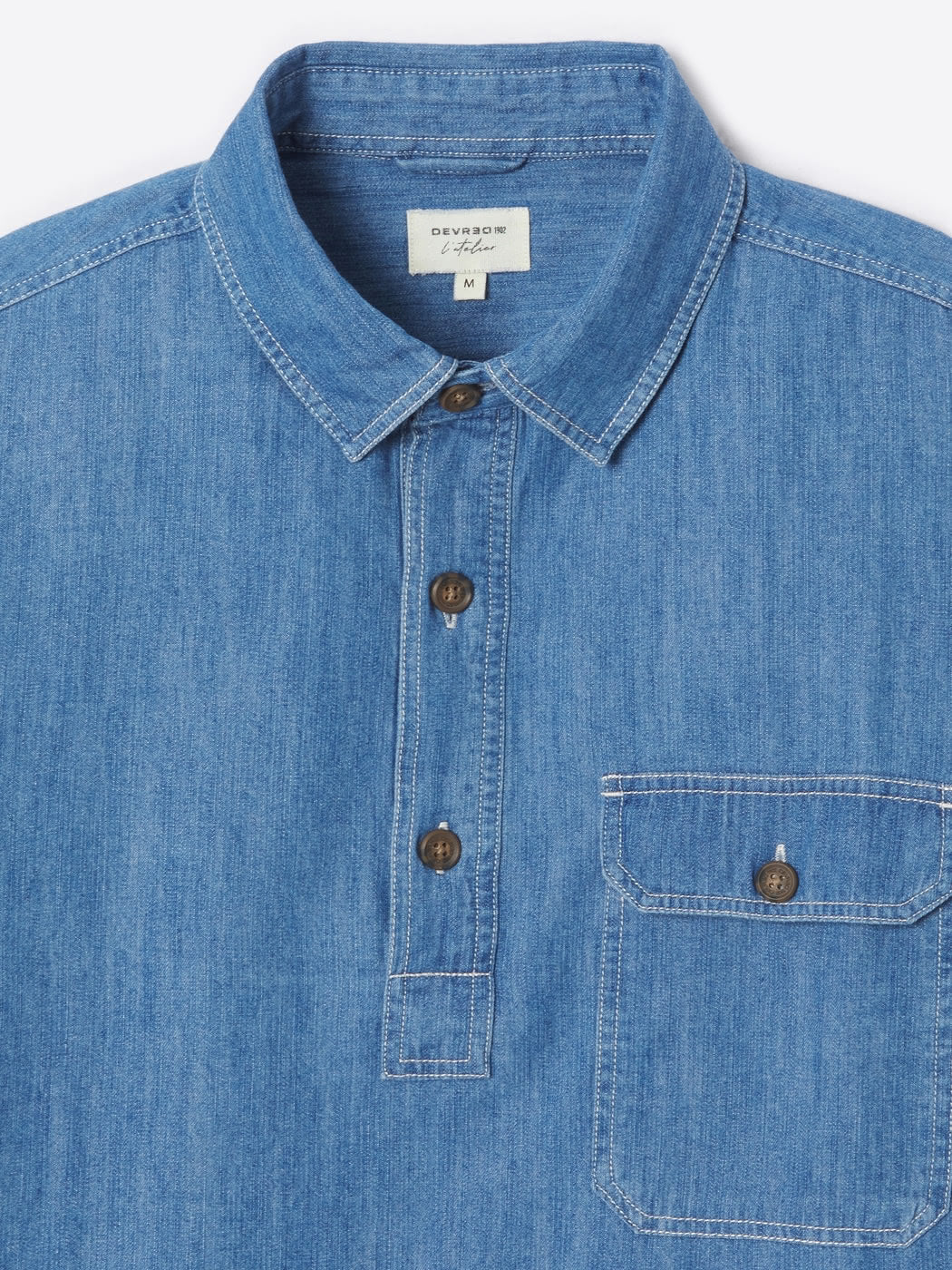 Chemise vareuse en jean - L'atelier - DEVRED 1902