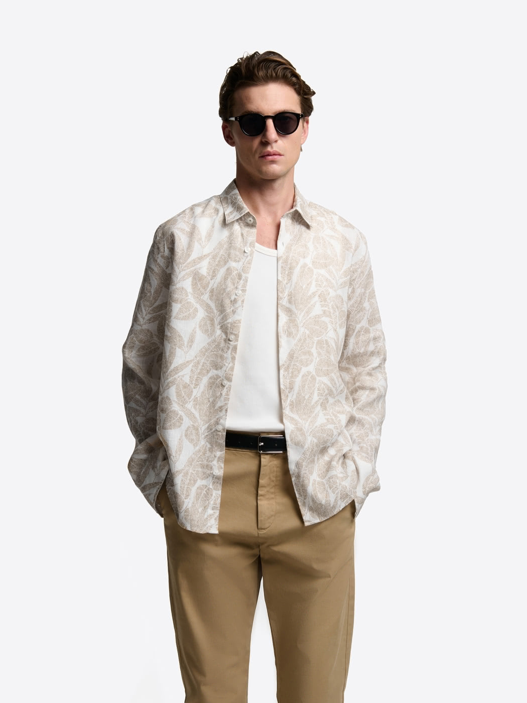 Chemise slim en lin - DEVRED 1902