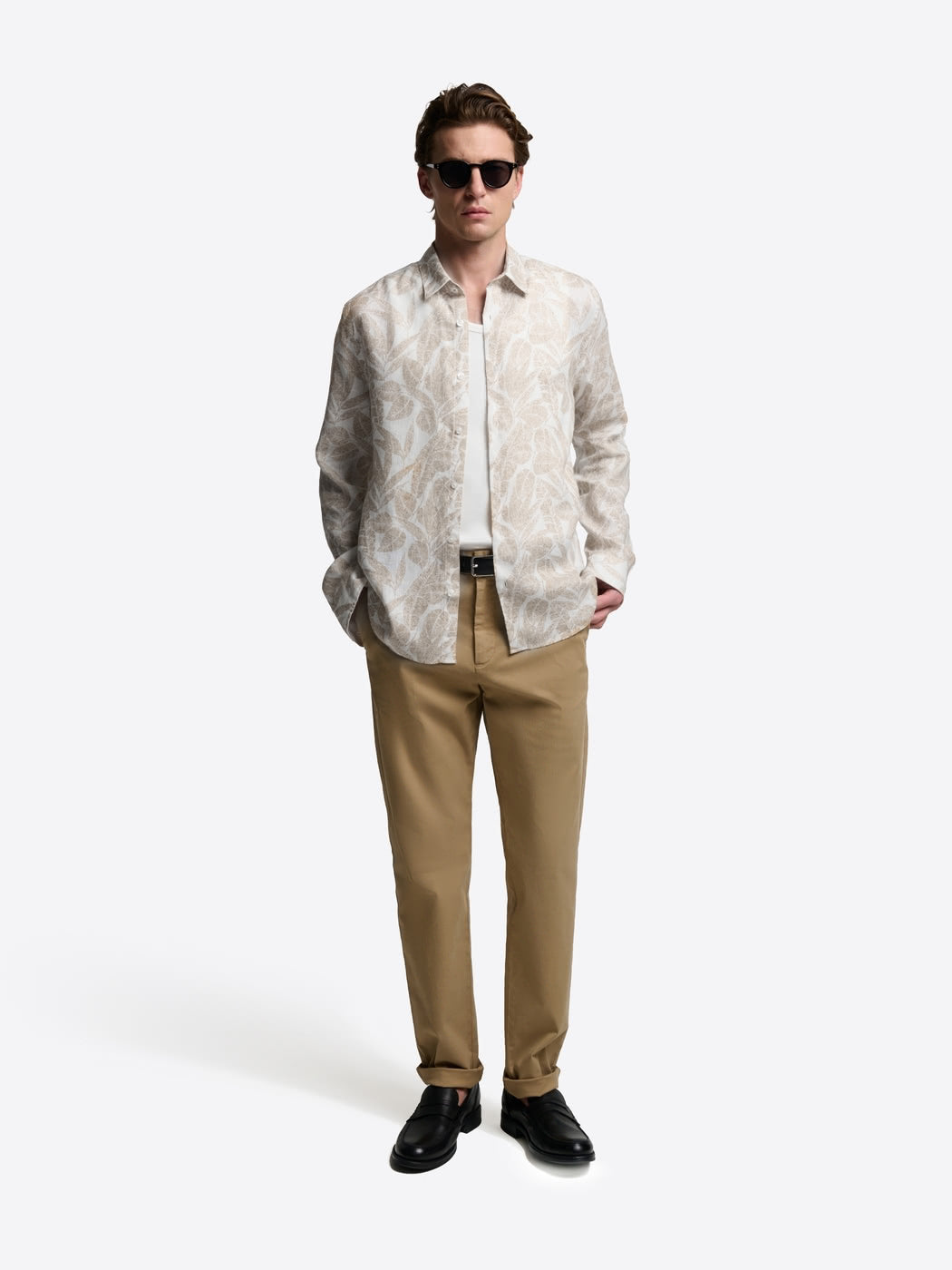 Chemise slim en lin - DEVRED 1902