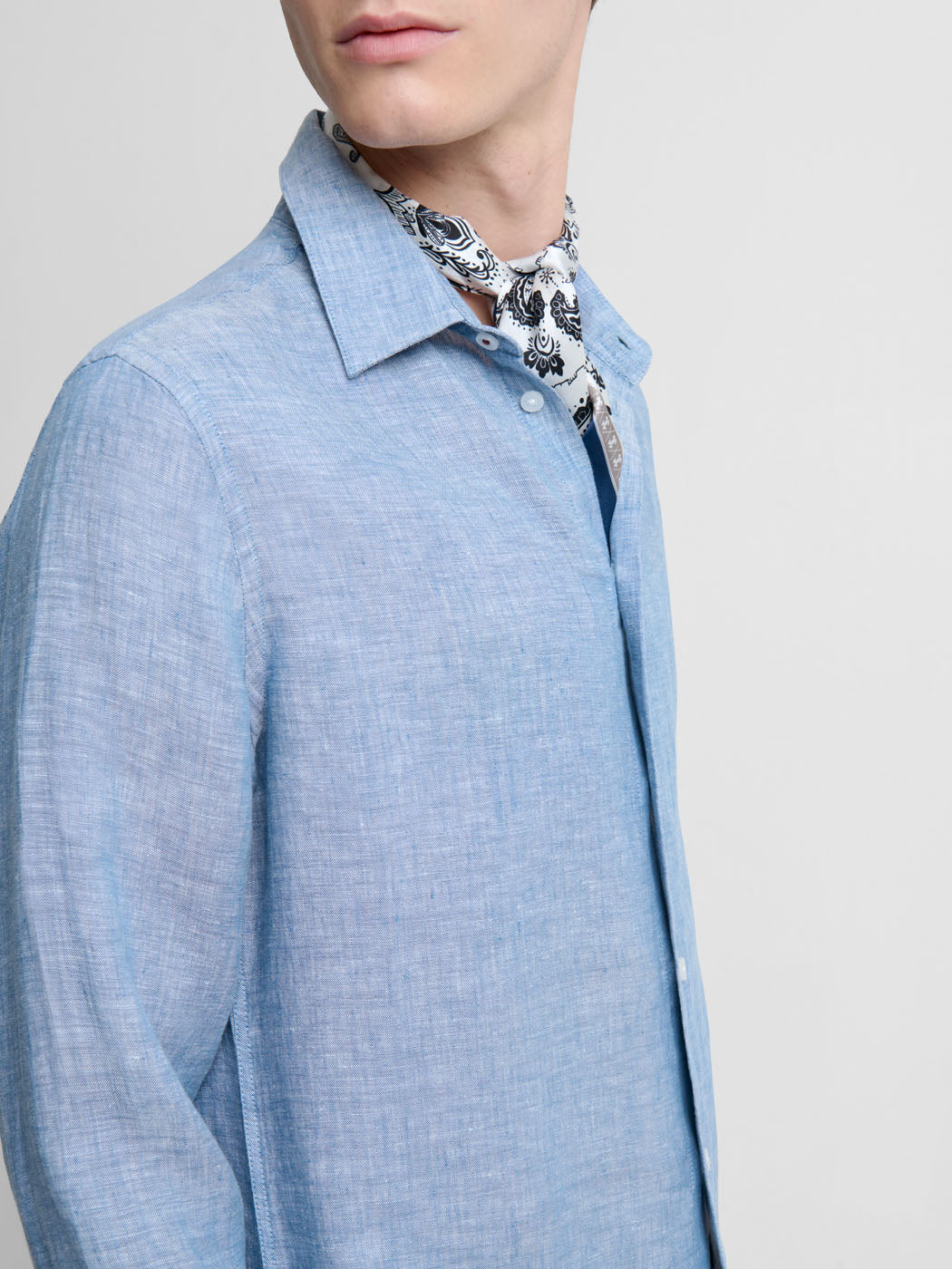Chemise slim en lin - DEVRED 1902