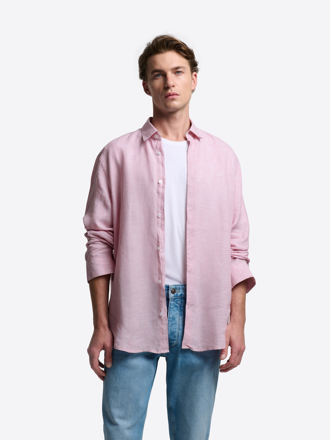 Chemise slim en lin - DEVRED 1902