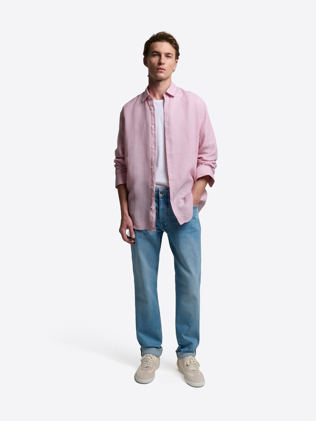 Chemise slim en lin - DEVRED 1902