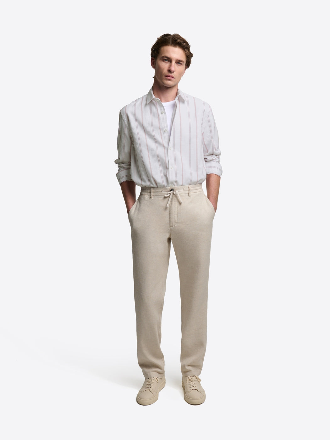 Chemise slim rayée en coton - DEVRED 1902
