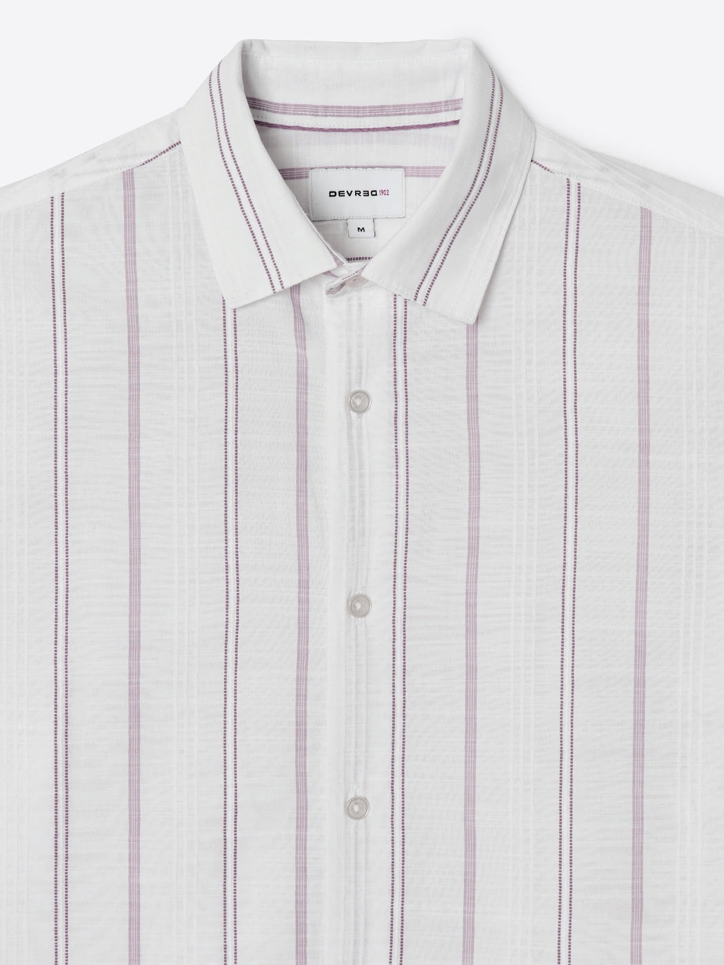 Chemise slim rayée en coton - DEVRED 1902