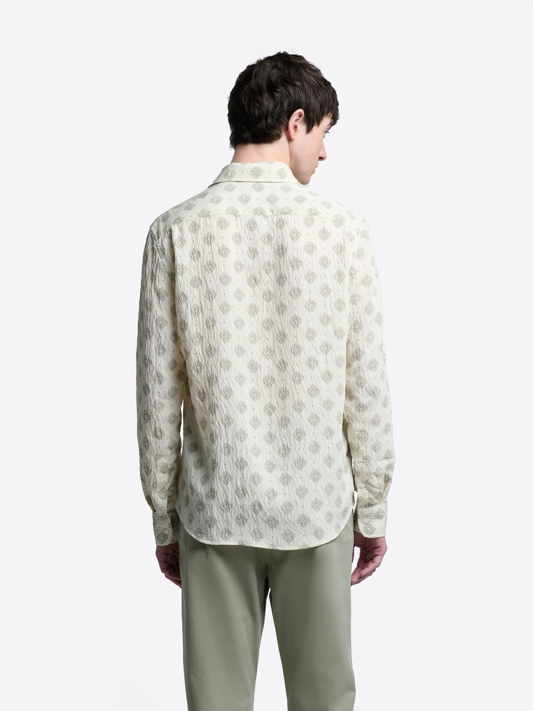 Chemise à motif en viscose certifiée - DEVRED 1902