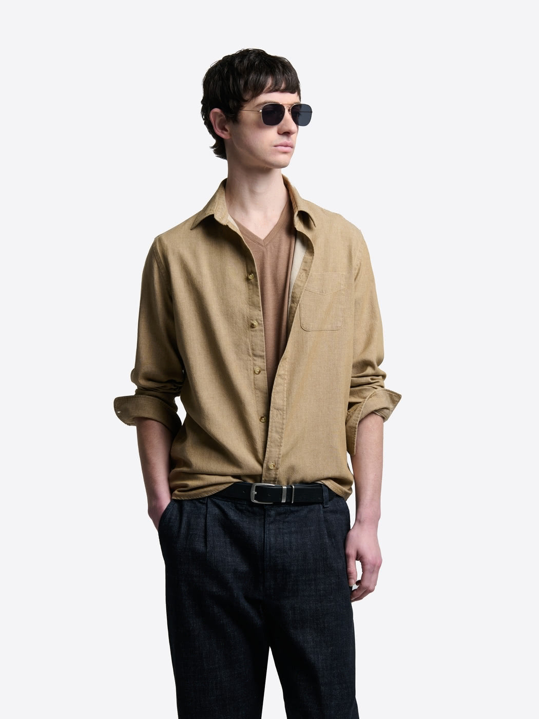 Chemise slim en jean - DEVRED 1902