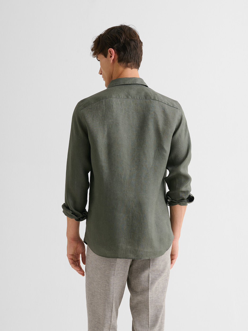 Chemise slim en lin - DEVRED 1902