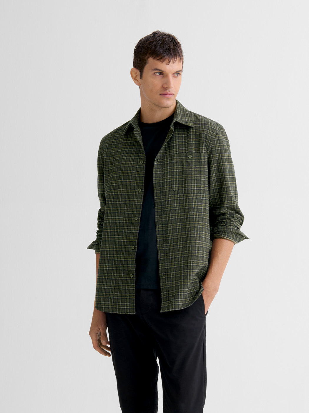Chemise slim en coton à carreaux - DEVRED 1902