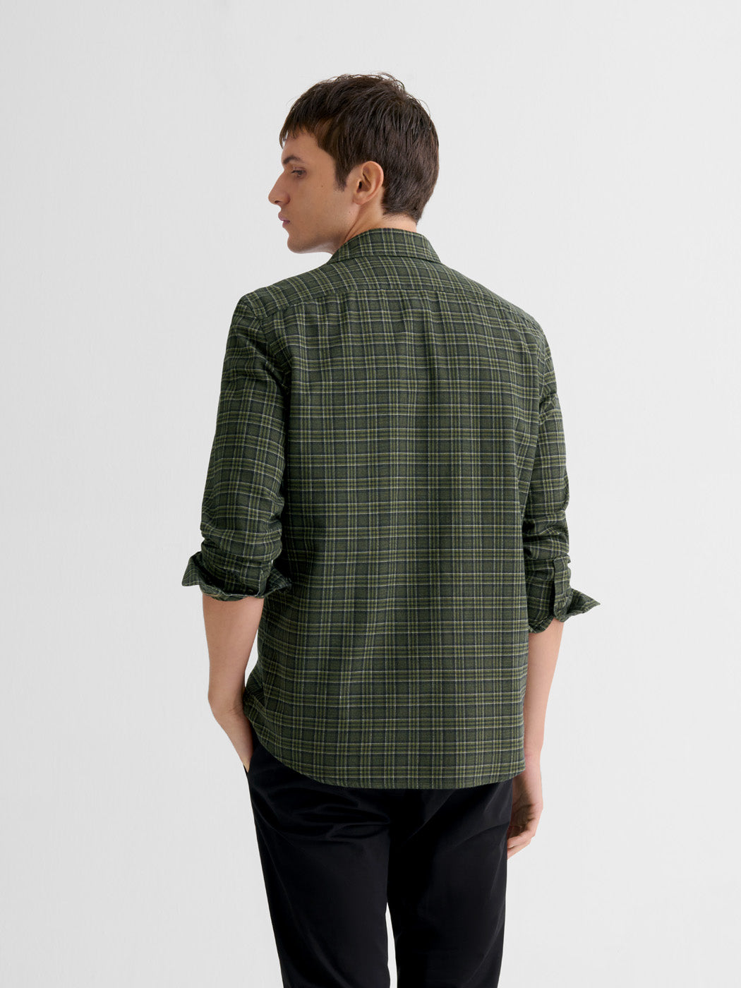 Chemise slim en coton à carreaux - DEVRED 1902