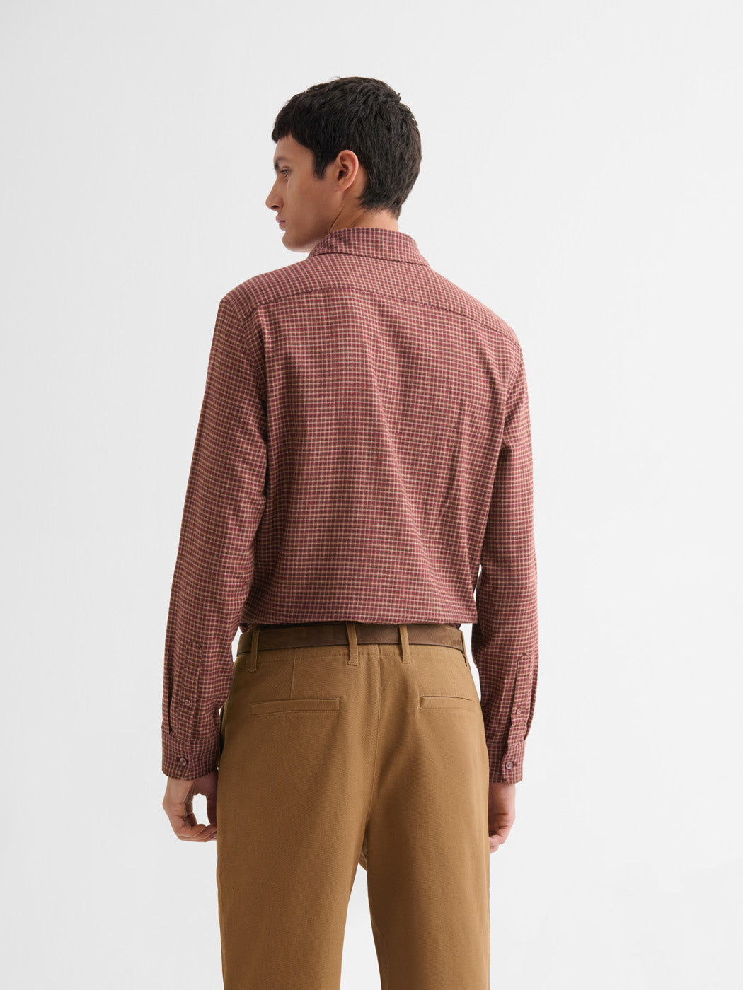 Chemise slim en coton à carreaux - DEVRED 1902