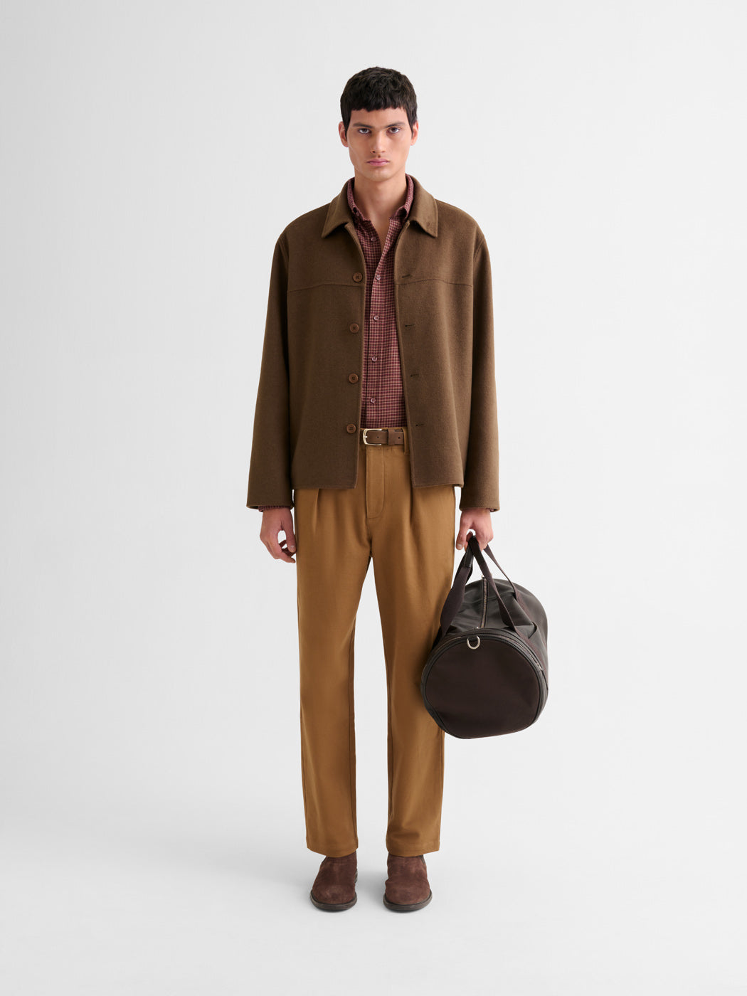 Chemise slim en coton à carreaux - DEVRED 1902